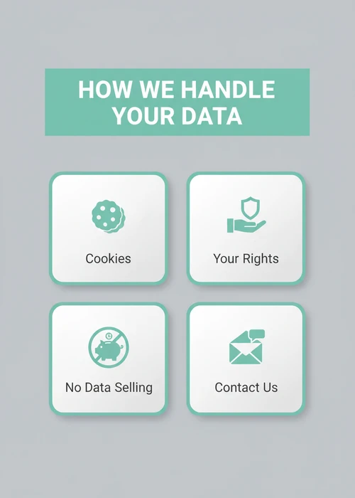 How this Apple Pay casino review site handles your data — cookies, your rights, no data selling and contact us.